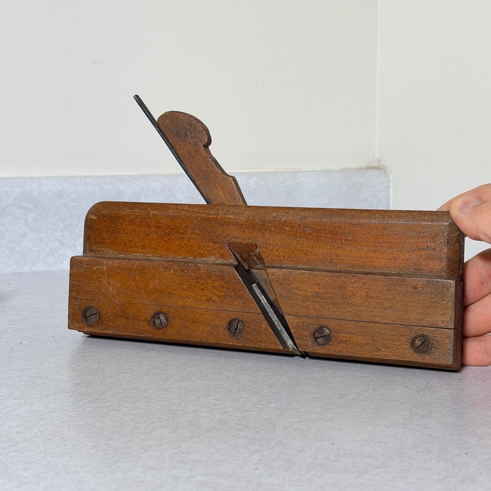 Antique D Kimberley & Sons 1/4 Inch Wooden Molding Plane Birmingham Wood Tool